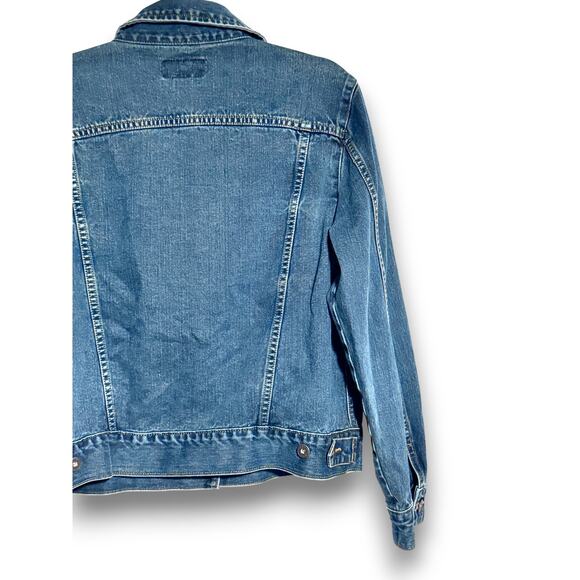 Steve and Barrys Vintage Women's Denim Jacket Blue Jean - Size XL - Picture 7 of 9